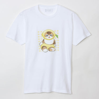 mofusand Mofumofu Marche T -shirt Lemon White