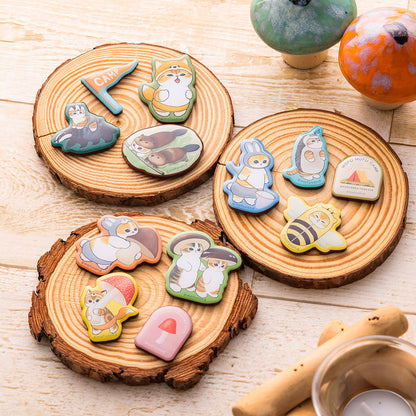 mofusand WOODLANDS Souvenir Mini Magnet Set (Mushroom)