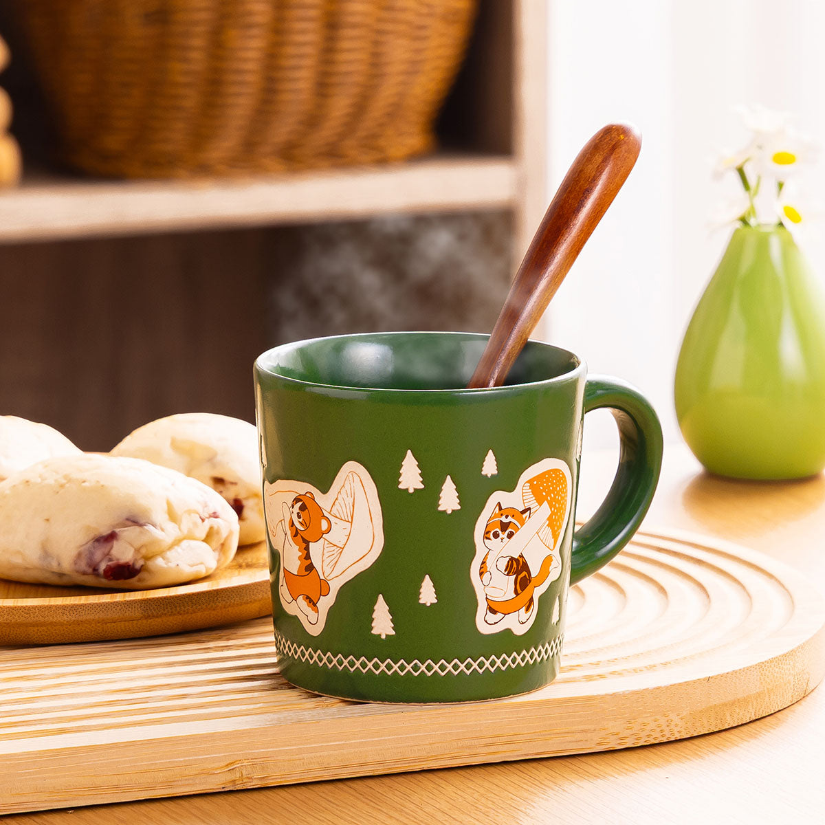 mofusand WOODLANDS water repellent mug