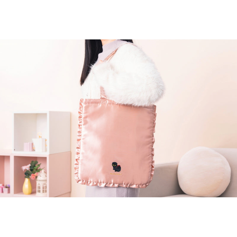 mofusand もふもふストア サテンフリルトートバッグ(ピンク