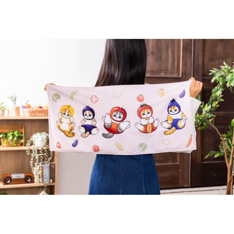 mofusand Mofumofu Marche Soft Face Towel (Pink)