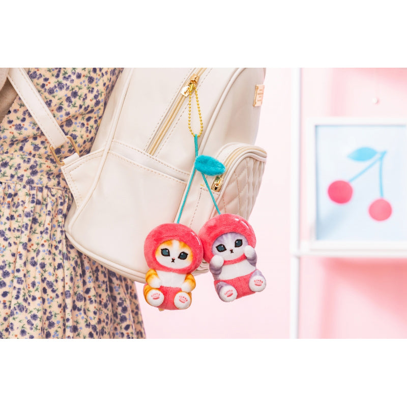 mofusand もふもふマルシェ とれたてにゃんマスコット(さくらんぼ)