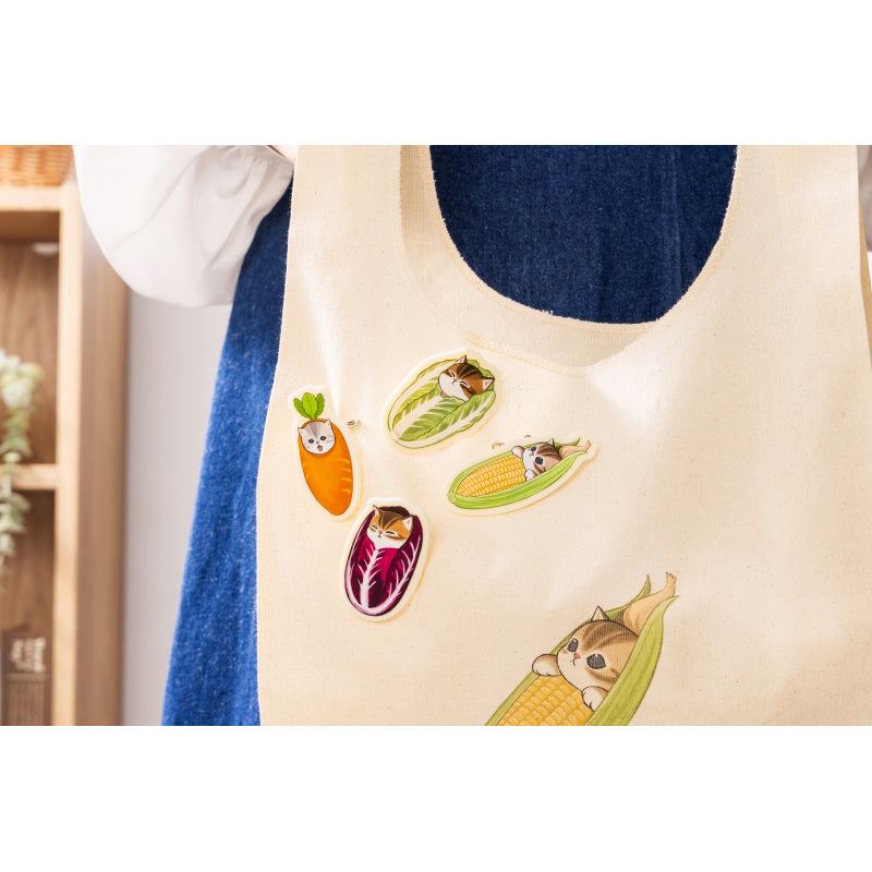 mofusand Mofumofu Marshe Squid Acrylic Badge (Kabu)