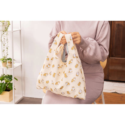 mofusand Mofumofu Store 2way Ribbon Marche Bag (Pink X Blue)