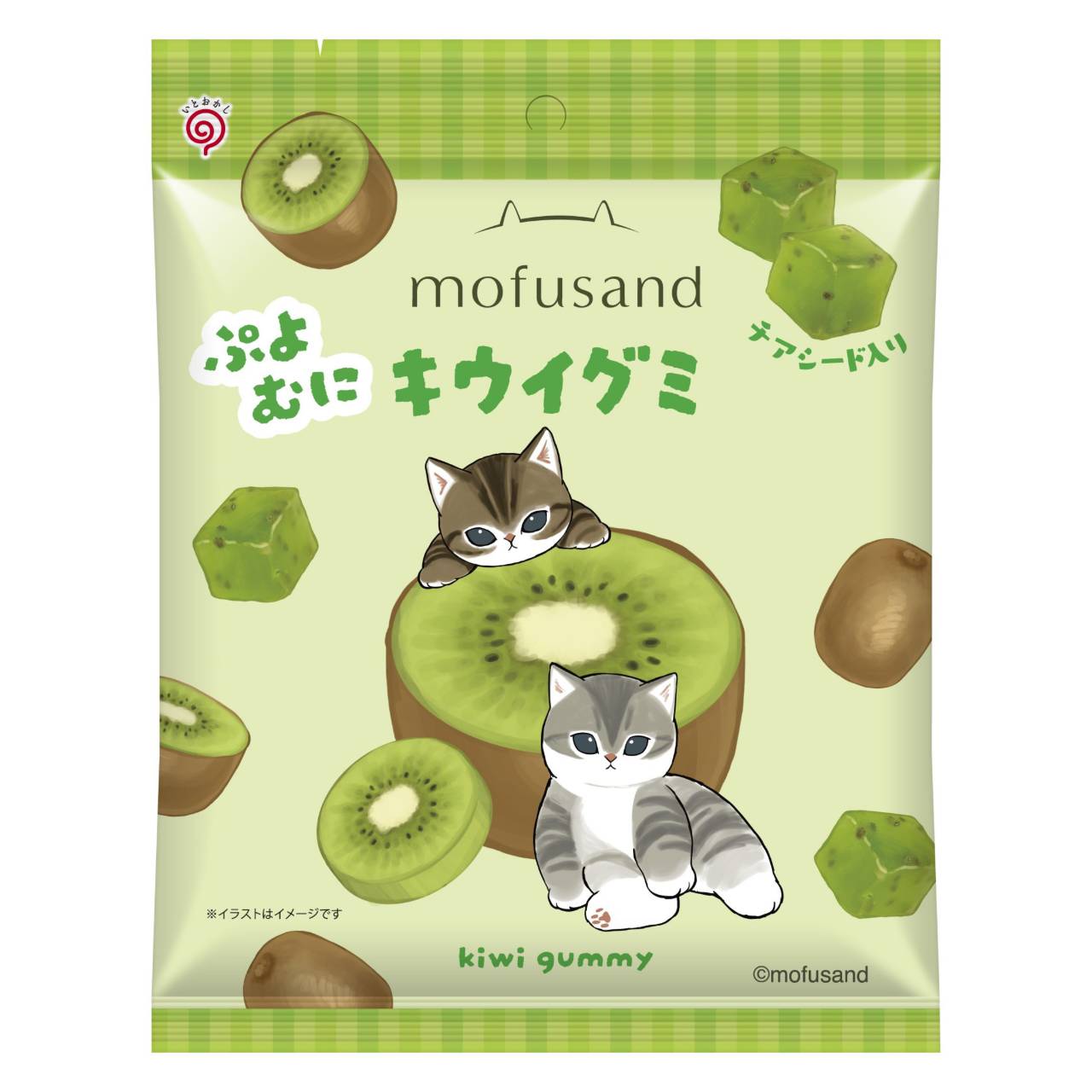 mofusand Puyomuni Gummy (Kiwi)