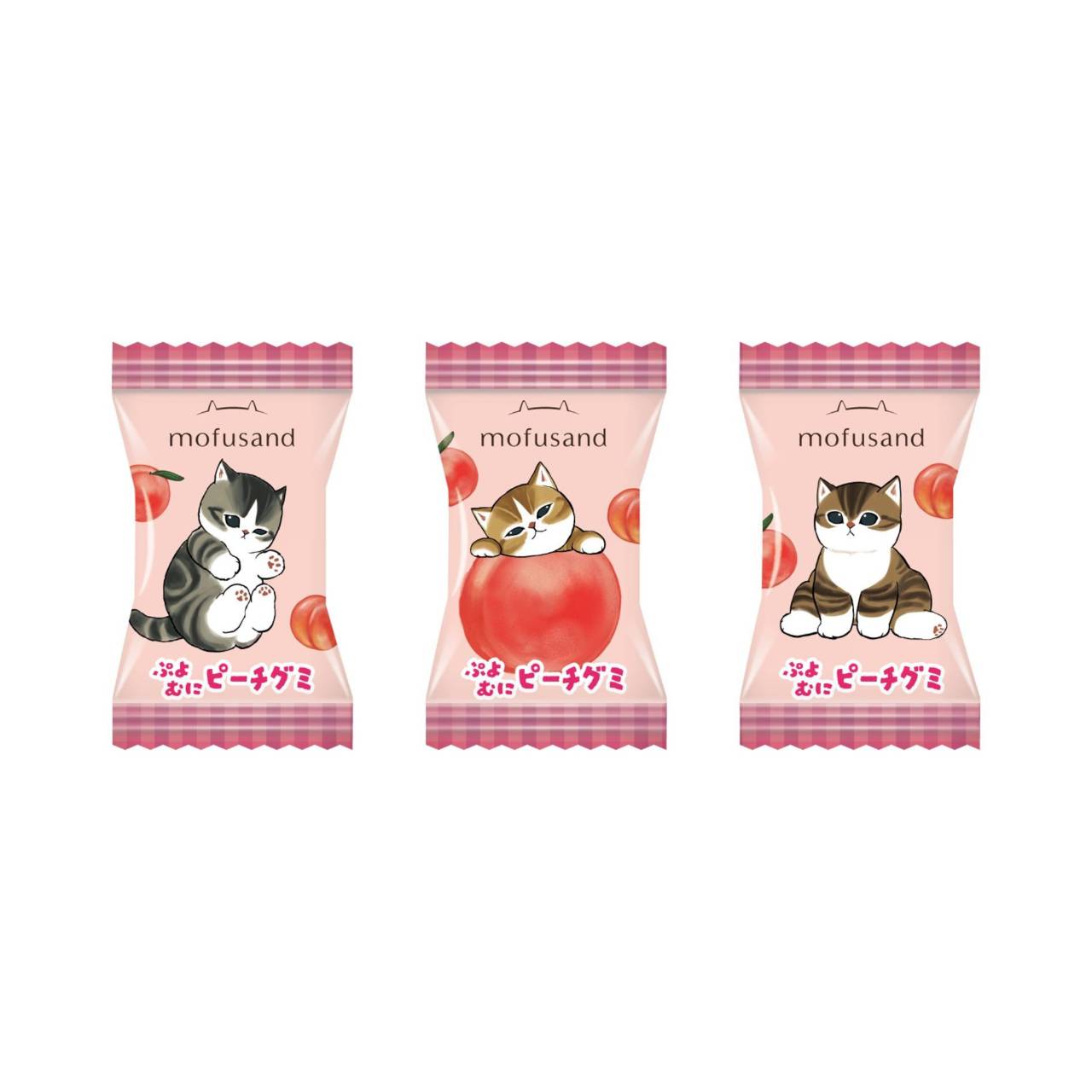 ももんちゅっさん専用 mofusand Puyomuni Gummy (Peach) | mofusand mofumofuMarket