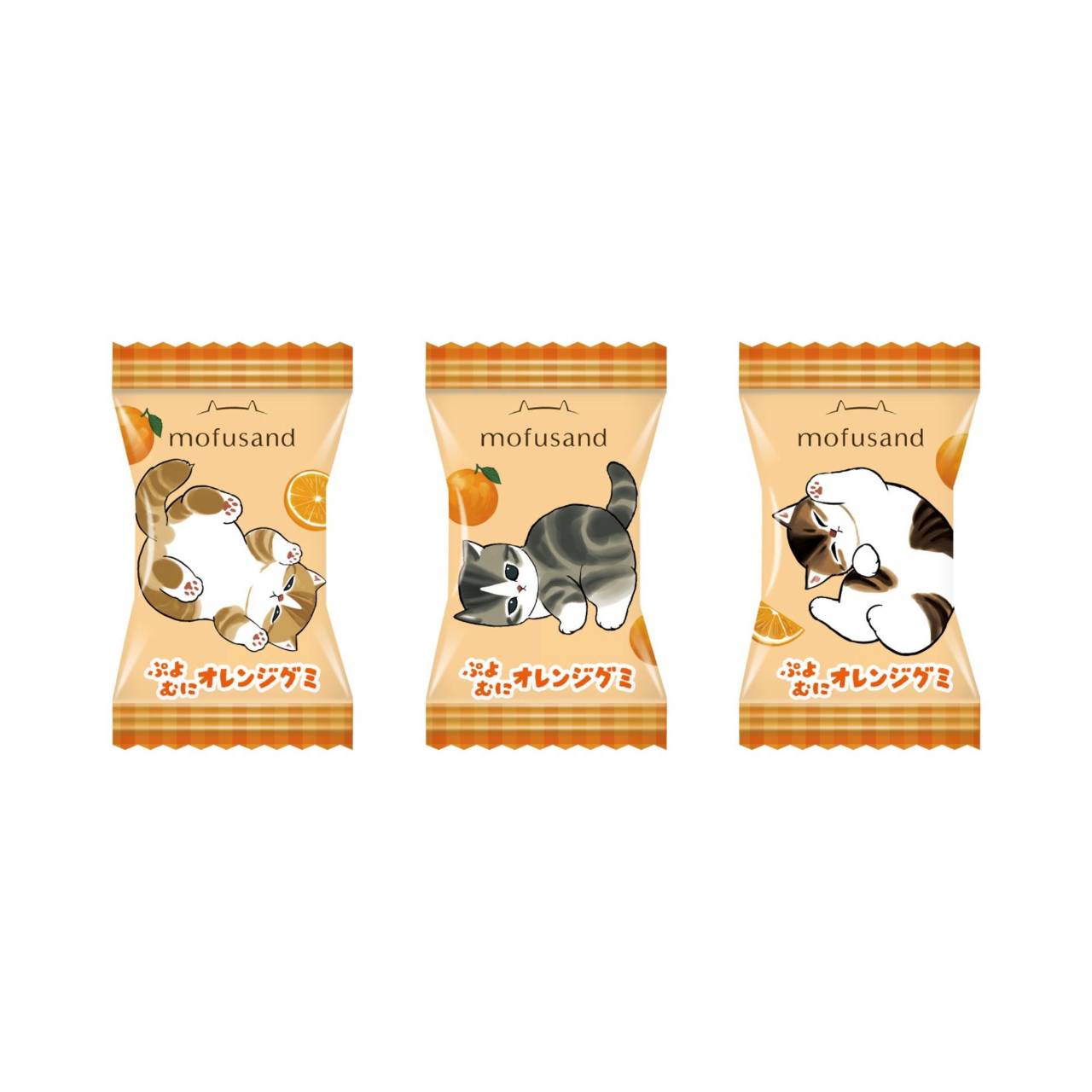 mofusand Puyomuni Gummy (Orange)