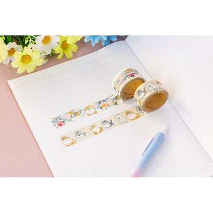 mofusand マスキングテープ(おはなばたけ)