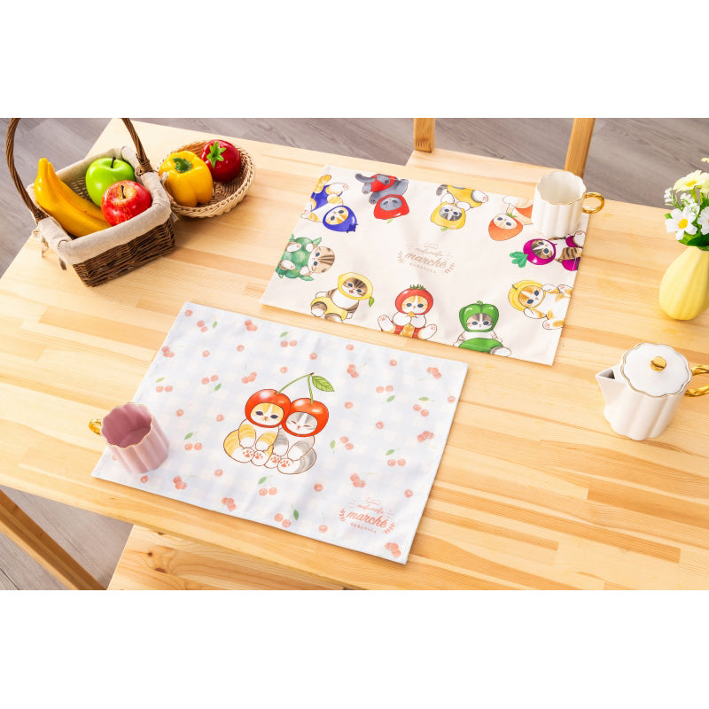 mofusand Mofumofu Marche Luncheon Mat (cherries)