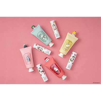 mofusand Lovisia Hand Cream with Mascot Figure (Peach Meow)