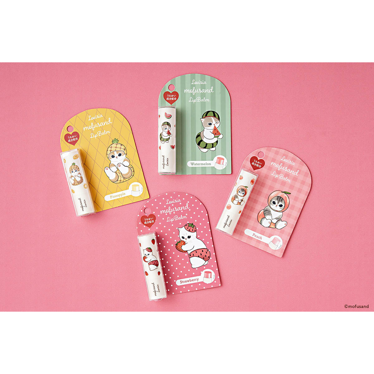 mofusand Lovisia 립크림 (파인애플냥)