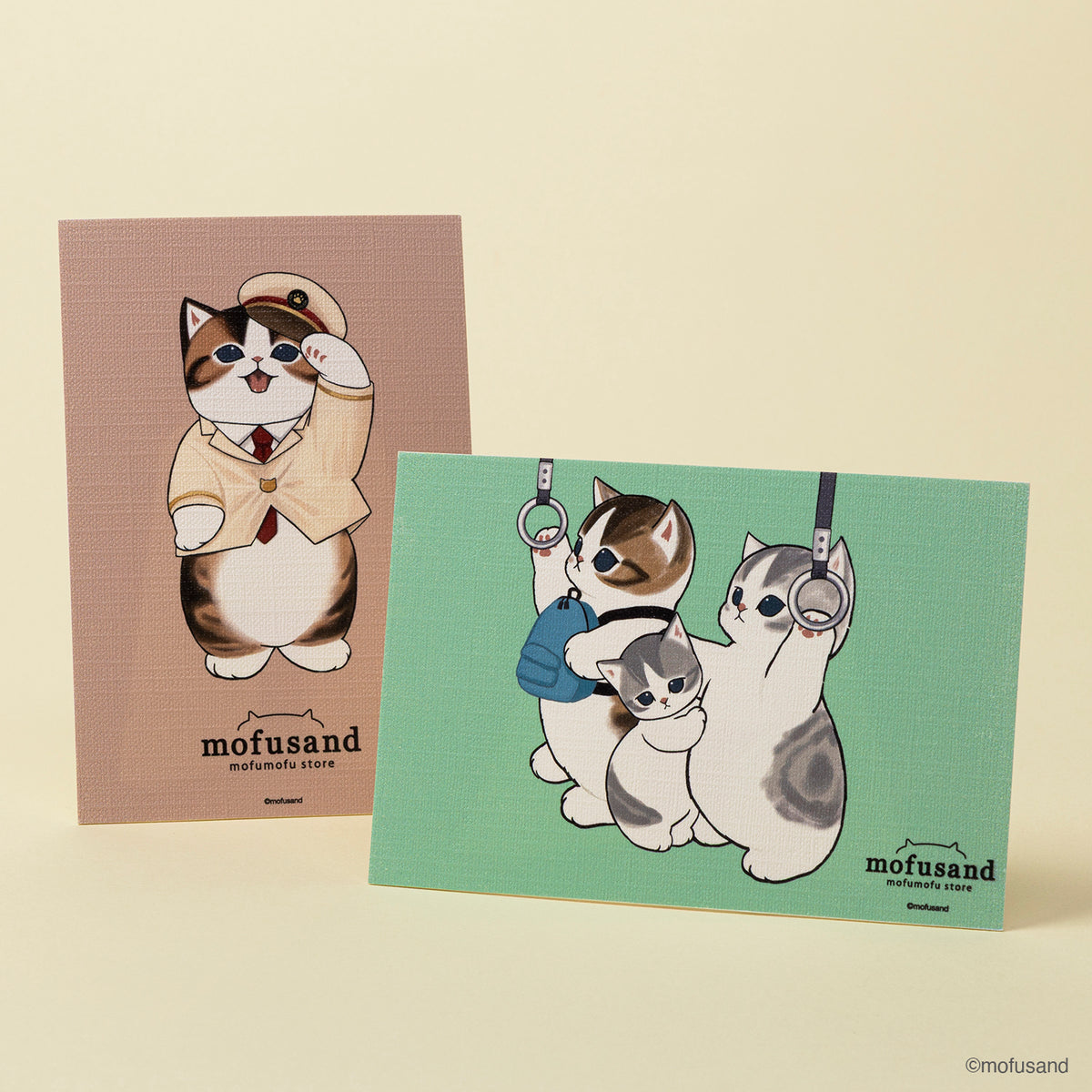 mofusand スタンド絵葉書(一日旅)