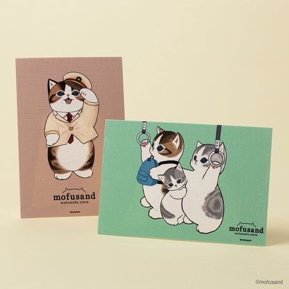 mofusand スタンド絵葉書(駅長)