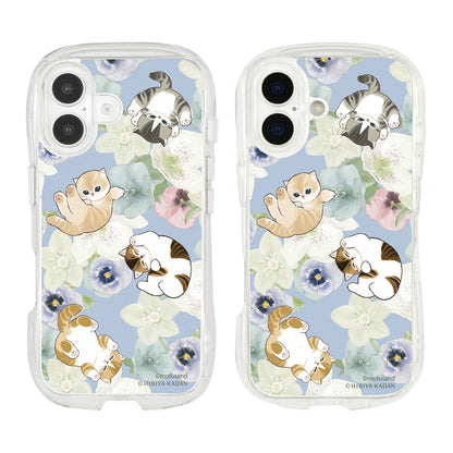 mofusand×日比谷花壇 iPhone対応クリスタルクリアケース(冬)