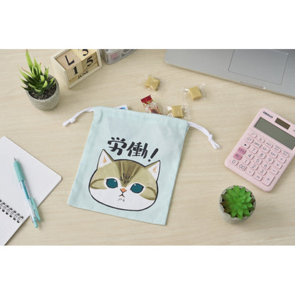 mofusand はたらく！サラリーにゃん ほどよいサイズの巾着