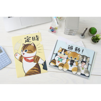 mofusand 工作！薪金Nyan Clear File（通勤Nyan）