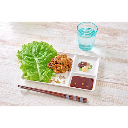 mofusand 仕切り付きメラミンプレート