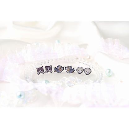 mofusand もふもふストア ピアスセット(サメにゃん)