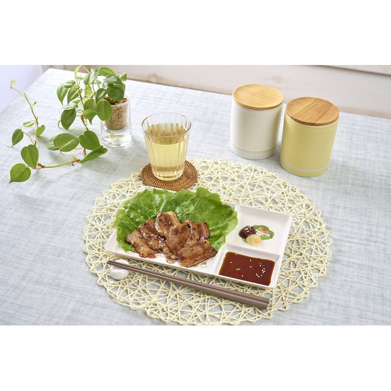 mofusand 仕切り付きメラミンプレート