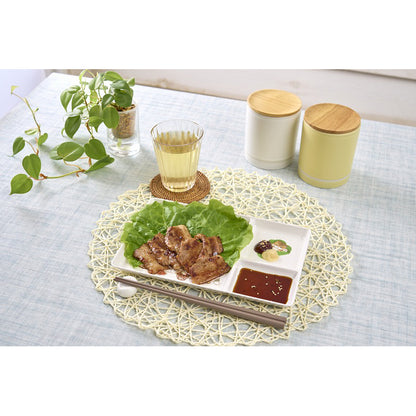 mofusand 仕切り付きメラミンプレート