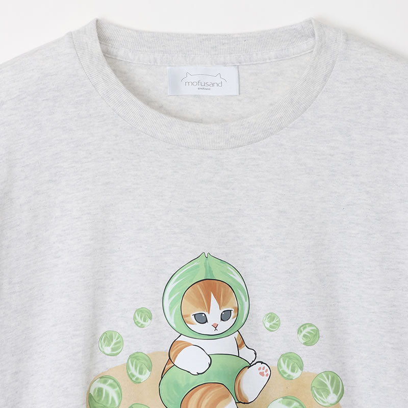 mofusand もふもふマルシェ Tシャツ キャベツ オートミール