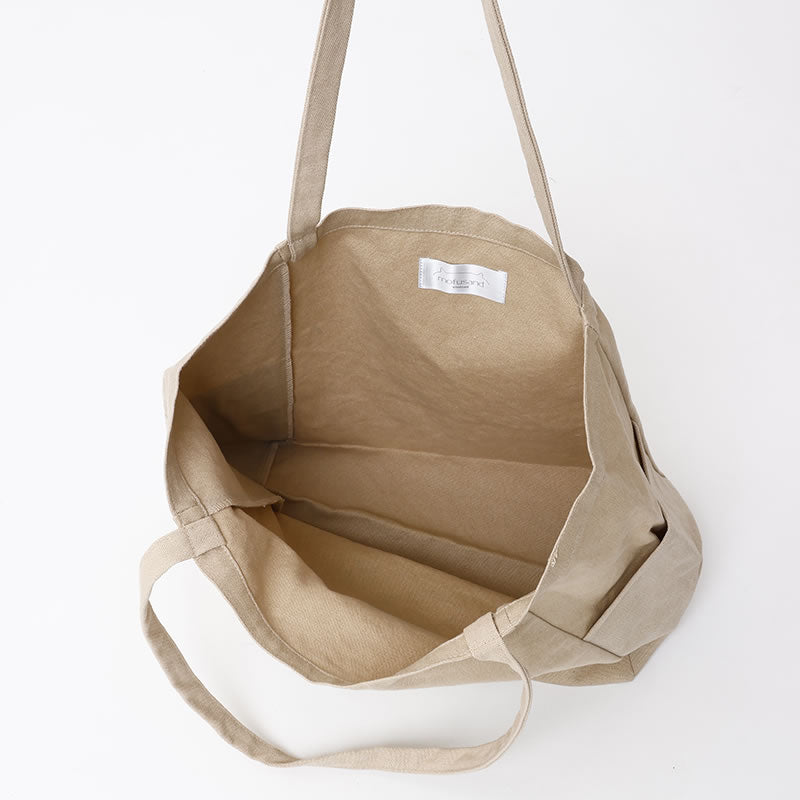 mofusand Mofumofu Marche 토트 백 양배추 베이지 색