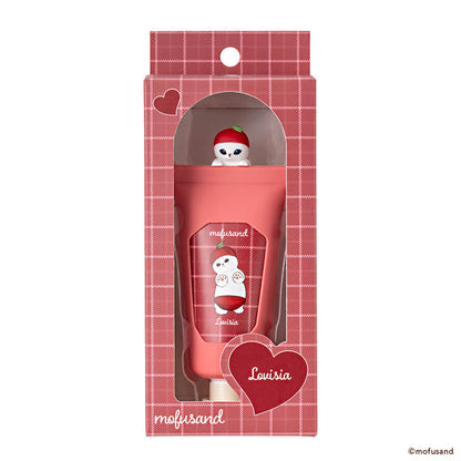 mofusand Lovisia Hand Cream with Mascot Figure (Apple Meow)