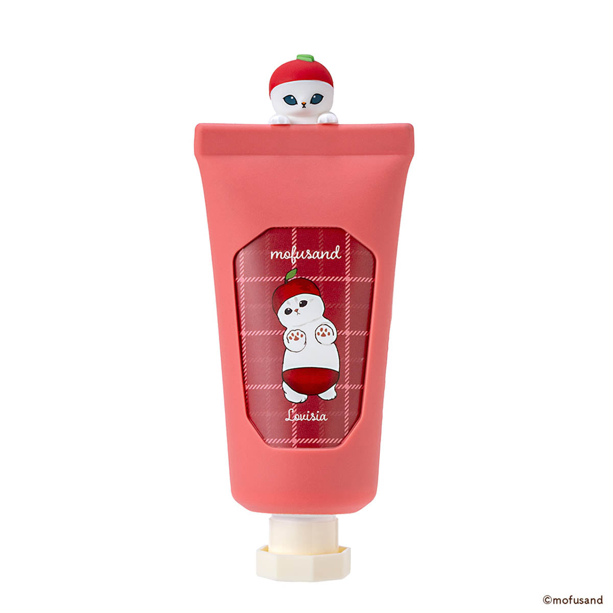 mofusand Lovisia Hand Cream with Mascot Figure (Apple Meow)