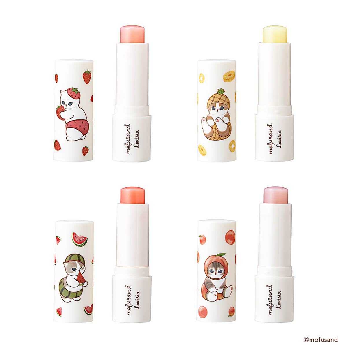 mofusand Lovisia リップクリーム(スイカにゃん)