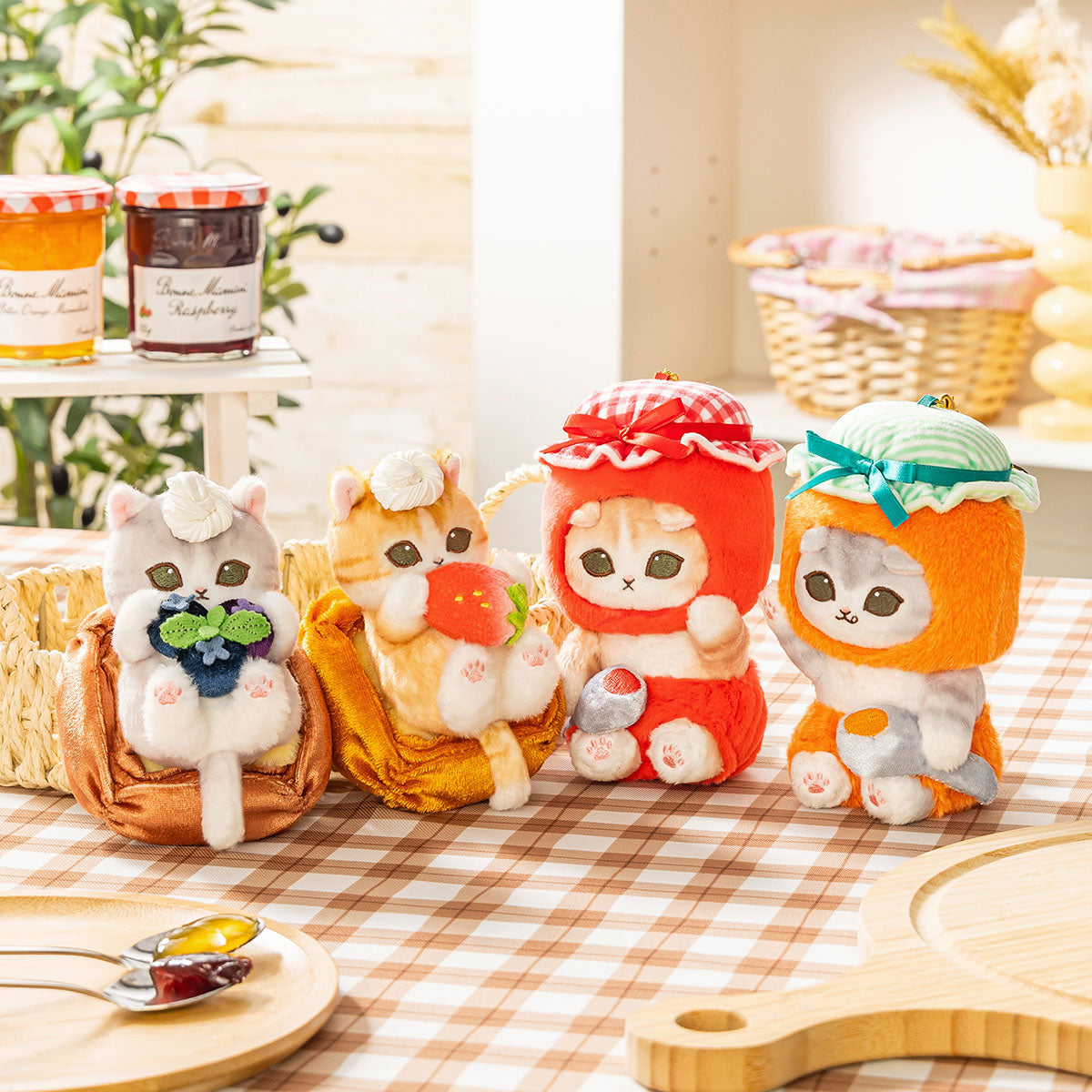 mofusand もふもふベーカリー デニッシュにゃんマスコット(ブルーベリー)