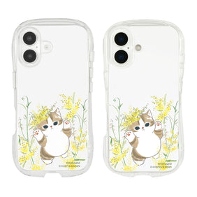 mofusand×日比谷花壇 iPhone対応クリスタルクリアケース(春)