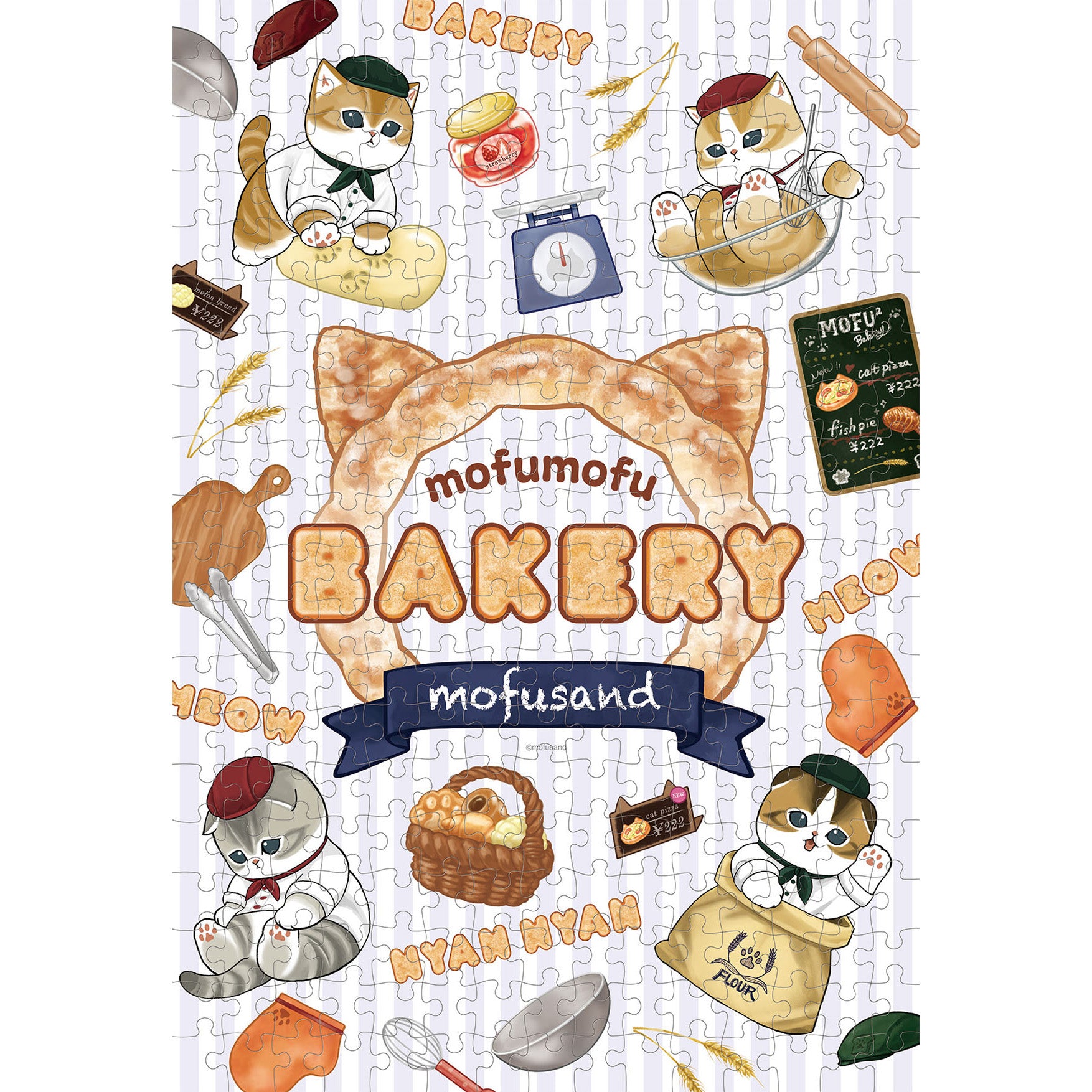 mofusand もふもふベーカリー 300ピースジグソーパズル(No.300-3313