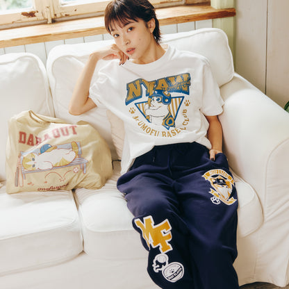 mofusand Tシャツ NYAW ホワイト