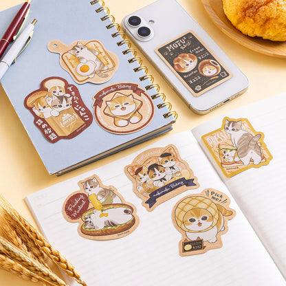 mofusand もふもふベーカリー スマホに貼れるサイズのステッカー(プレス！！)