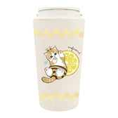 mofusand 攜帶熱隔熱涼爽的玻璃杯360毫升（Mitsubachi Nyan）