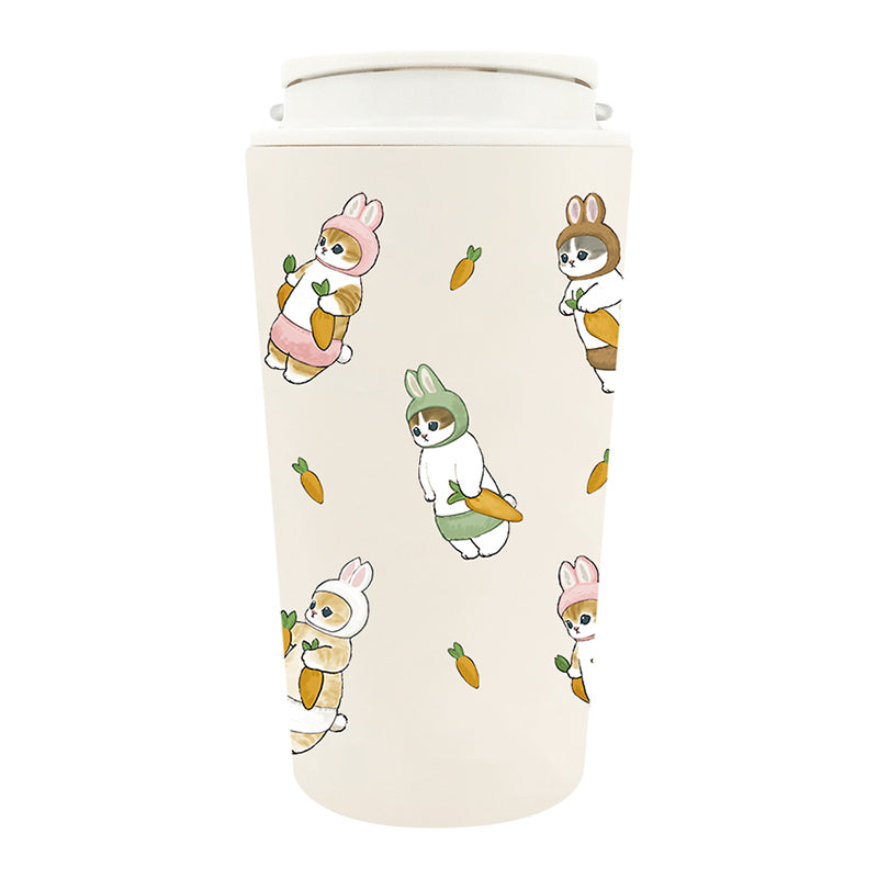 mofusand キャリー保温保冷タンブラー360ml(うさにゃん)
