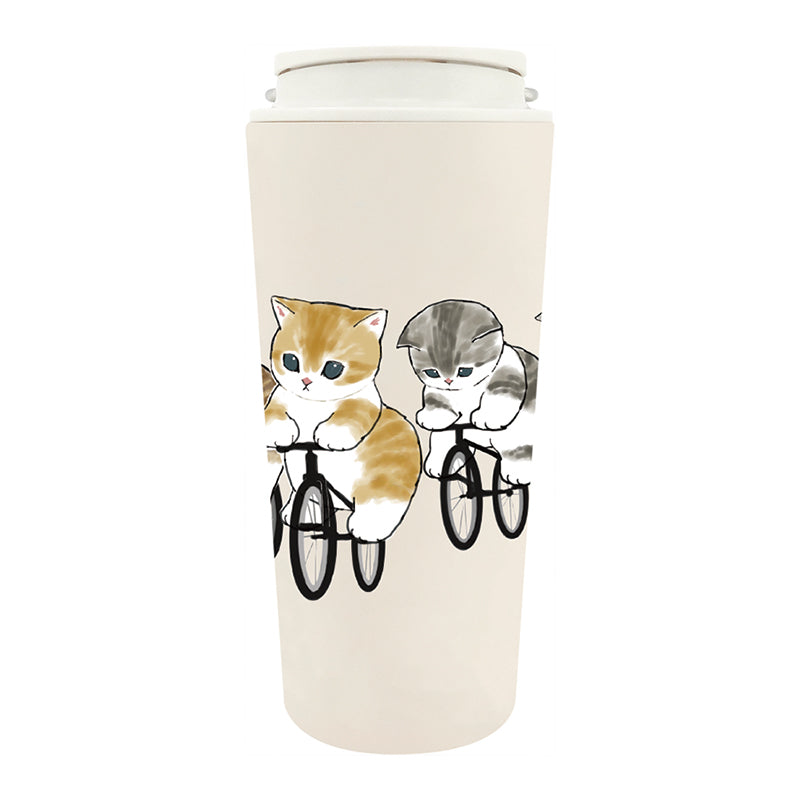 mofusand キャリー保温保冷タンブラー430ml(サイクリング)