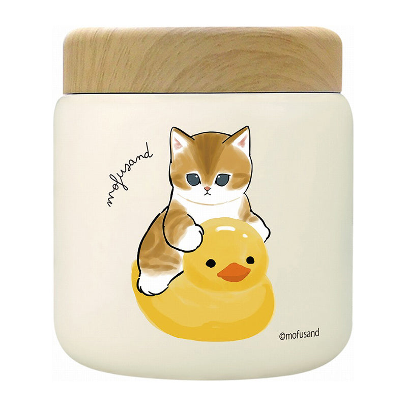 mofusand 스테인레스 스틸 수프 냄비 300ml (Duck Nyan)