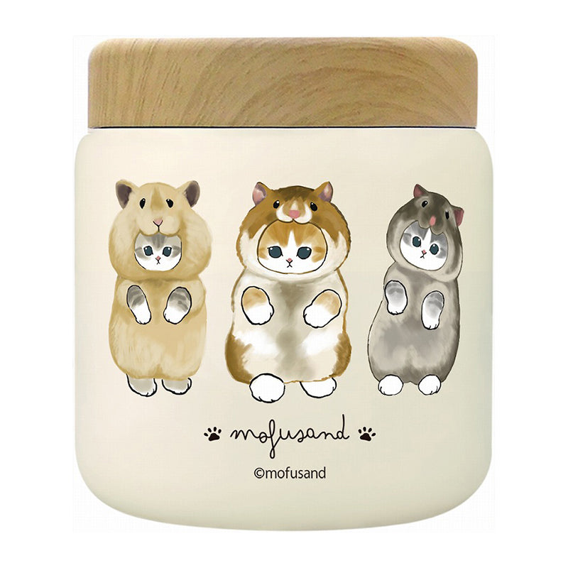 mofusand 스테인레스 스틸 수프 냄비 300ml (Ham Nyan)