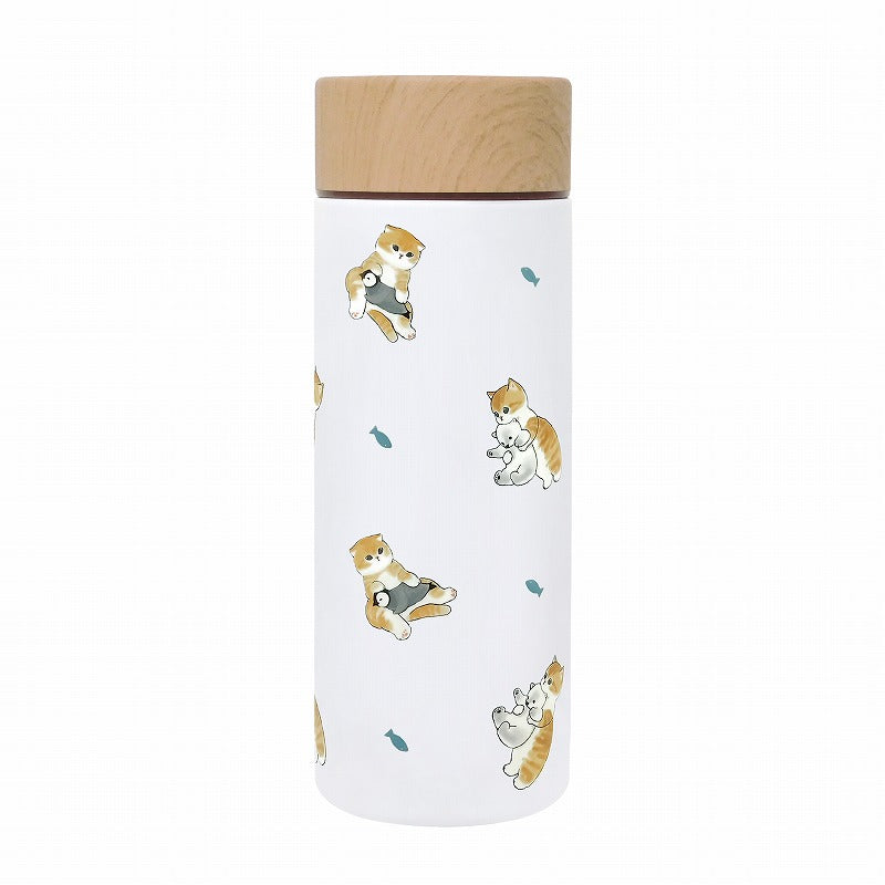 mofusand Stainless bottle 300ml (Shirokuma and penguin)