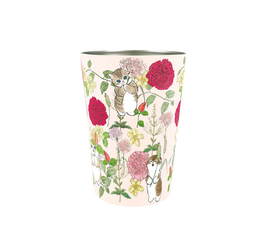 mofusand × HIBIYA-KADAN 2WAY Vacuum-Insulated Tumbler M (Carnation)