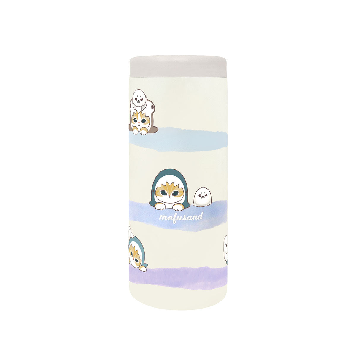 mofusand 多功能水瓶580ml（粉彩鲨鱼猫）