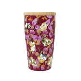 mofusand× Hibiya Kadan Tumbler with wooden lid 350ml (Anthurium)