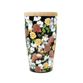 mofusand× Hibiya Kadan Tumbler with wooden lid 350ml (rose)