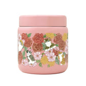 mofusand× Hibiya Kadan Stainless Steel Soup Pot 300ml (Osmanthus and Cosmos)
