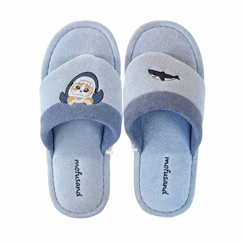 mofusand Beach sandals type slippers (blue)