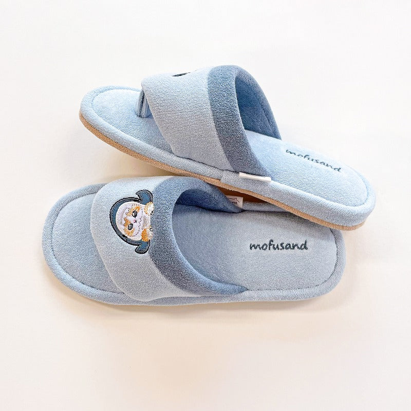 mofusand Beach sandals type slippers (blue)