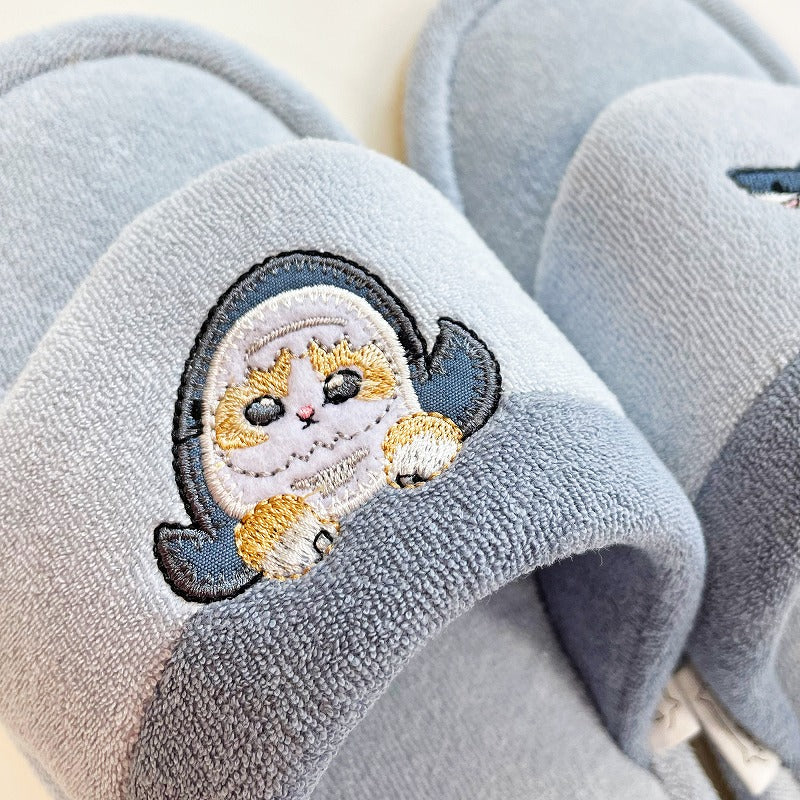 mofusand Beach sandals type slippers (blue)