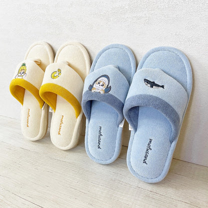 mofusand Beach sandals type slippers (blue)