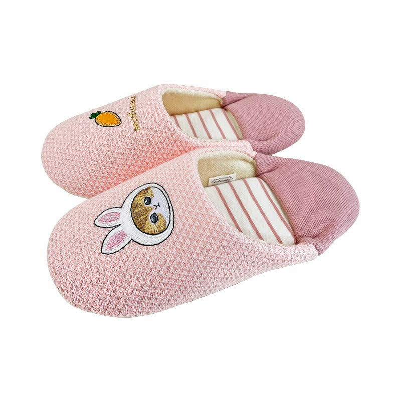 mofusand パステルバブーシュスリッパ(ピンク)